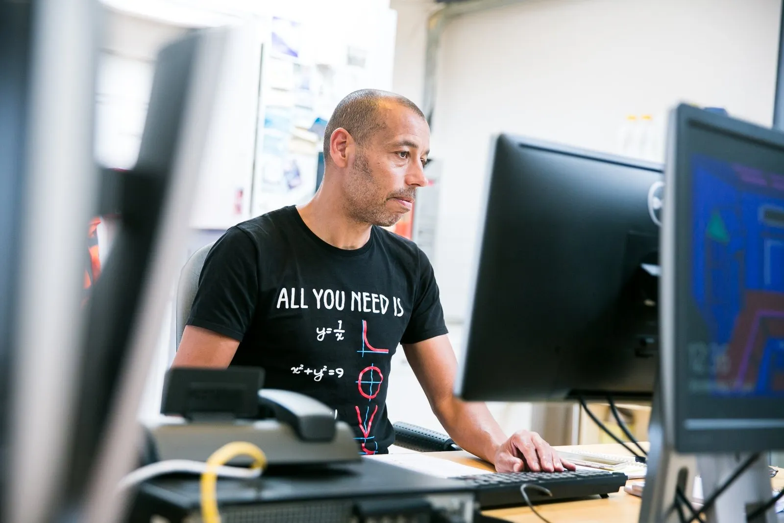Technische medewerker van DESAN aan het werk